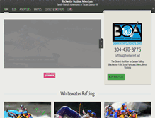 Tablet Screenshot of blackwateroutdoors.com